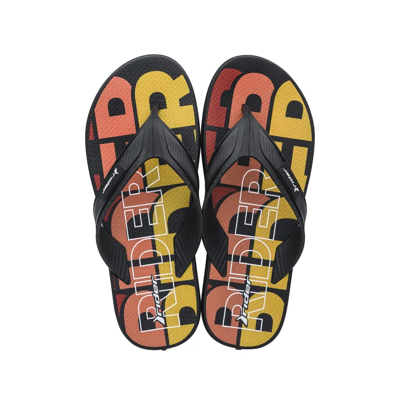 RIDER - Sandalias Hombre Negro Groove Thong Rider