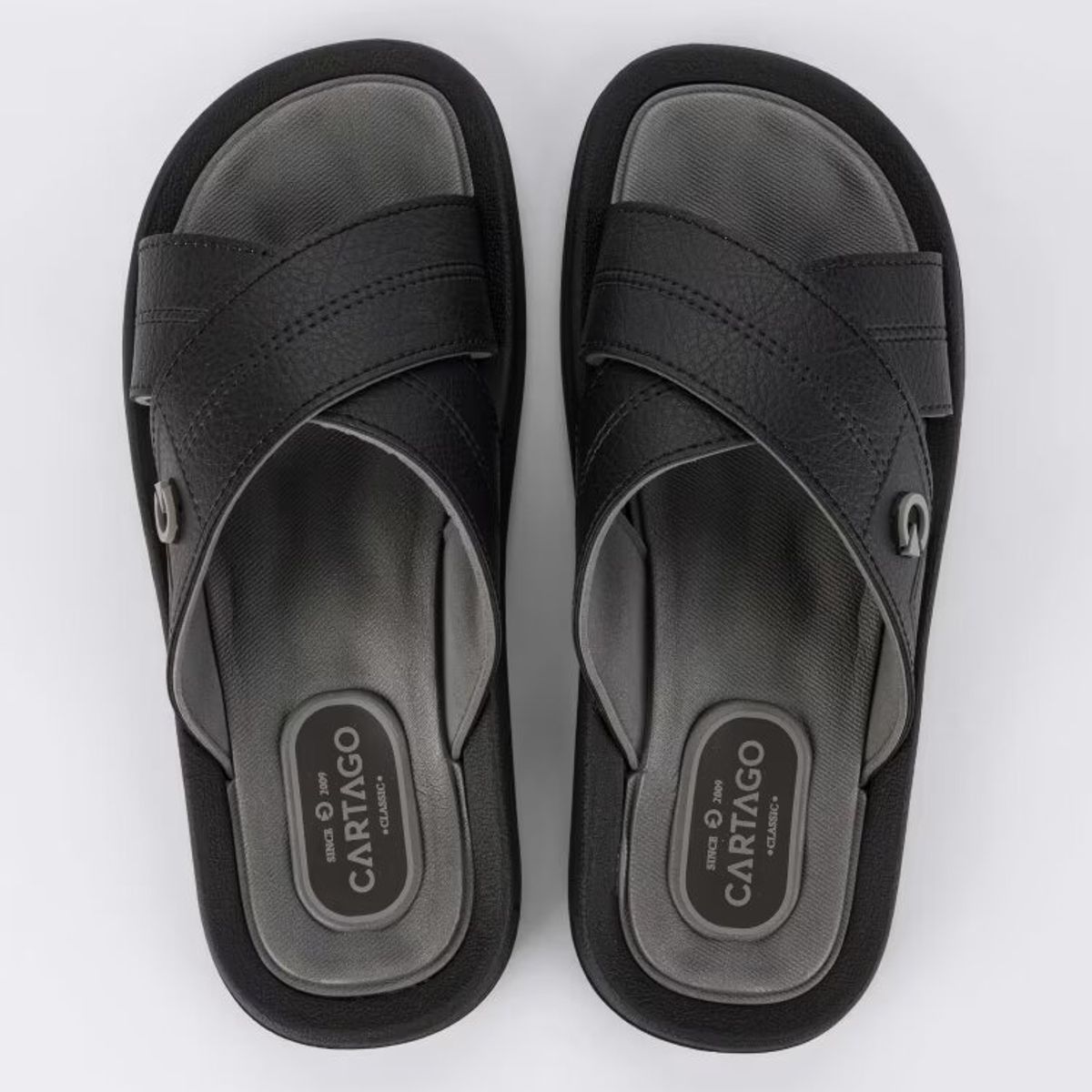 CARTAGO - Sandalia Hombre Negro Fiji 3031 Cartago