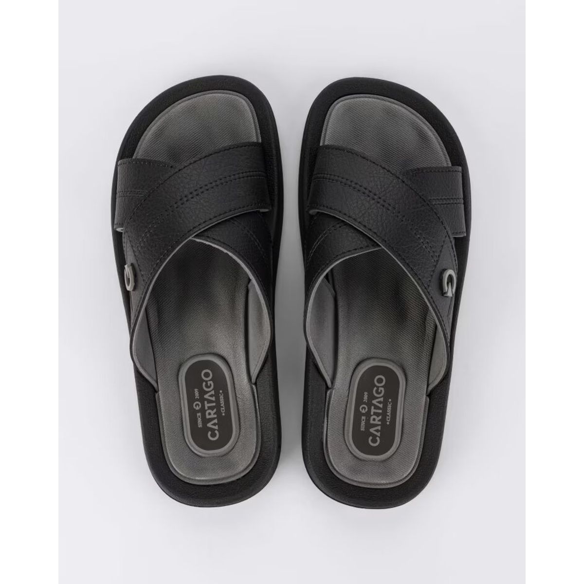 CARTAGO - Sandalia Hombre Negro Fiji 3031 Cartago