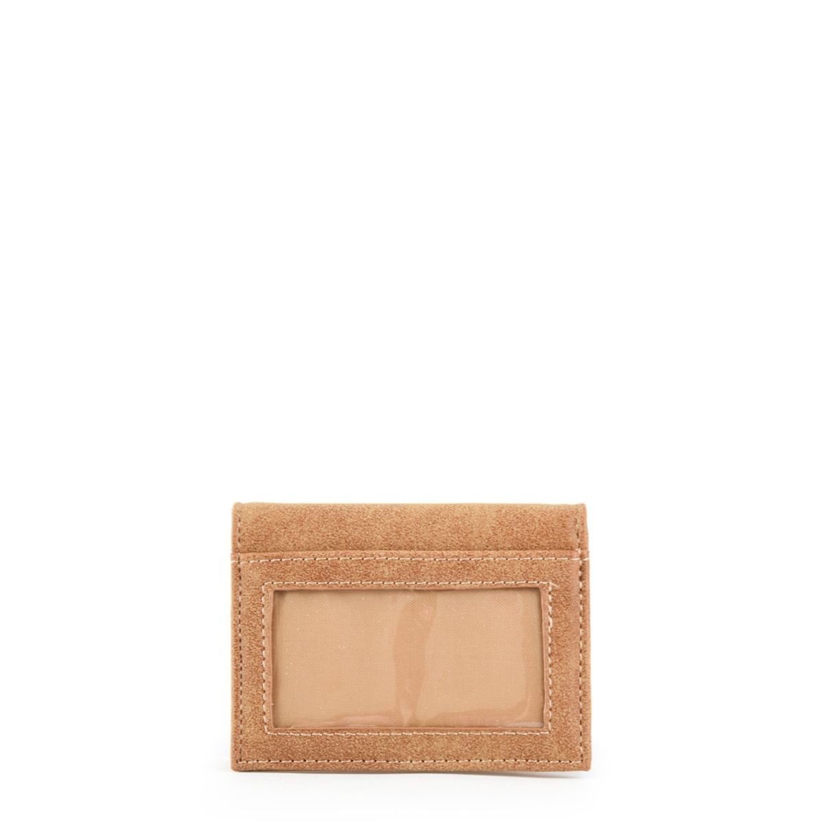 AMPHORA - Tarjetero con ventana eleonor beige oscuro