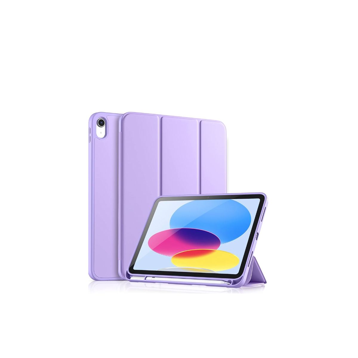 JOIGO - Funda Smart Cover Para iPad 10.9 2022 Con Ranura Lila