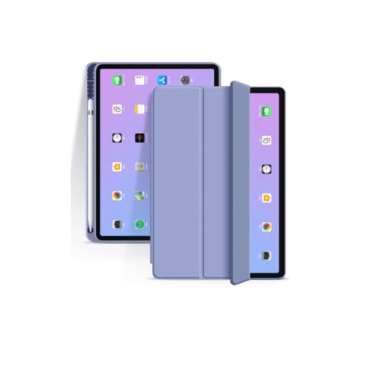 JOIGO - Funda Smart Cover Para iPad 10.9 2022 Con Ranura Lila