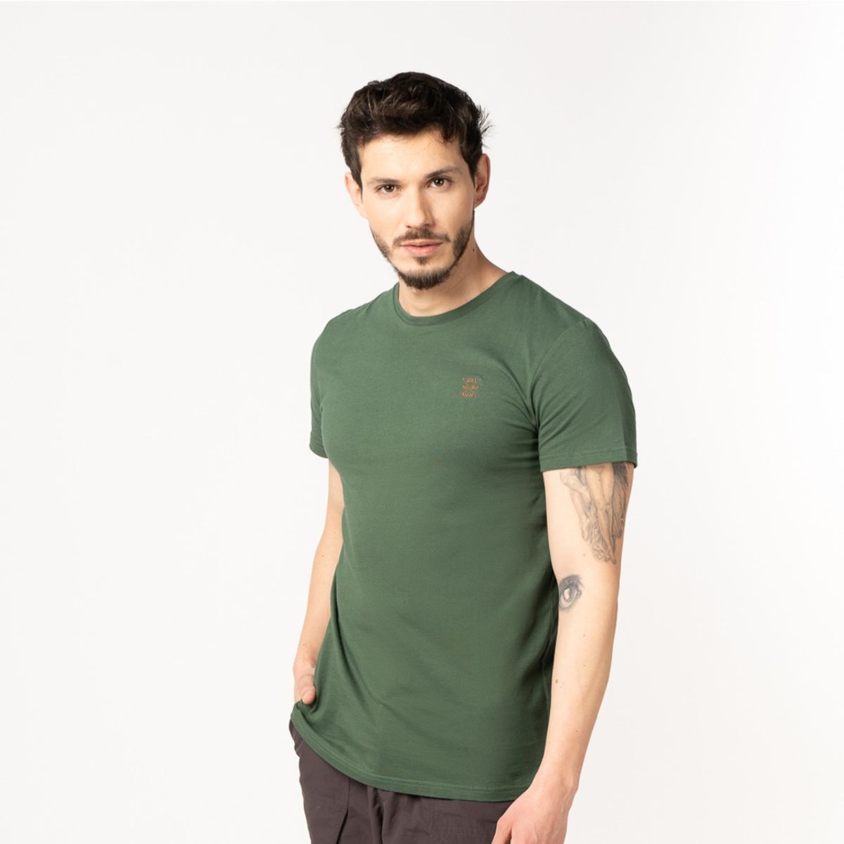 KILIMANJARO - Polera Hombre Neteyam Verde KILIMANJARO