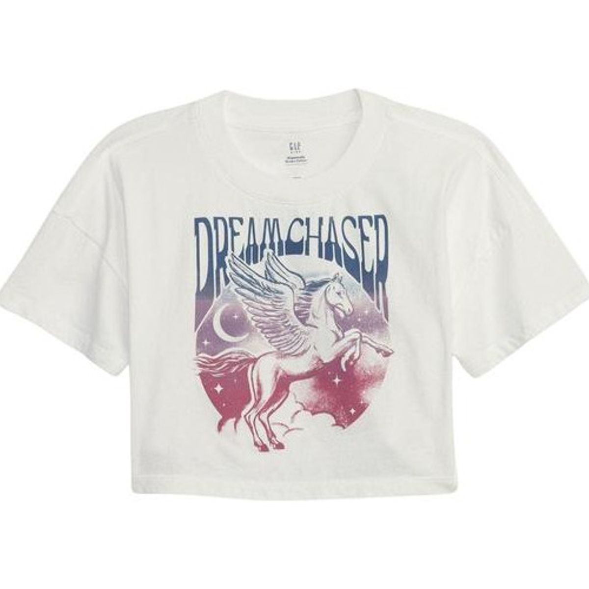 GAP - Polera Gráfica Manga Corta Blanco GAP