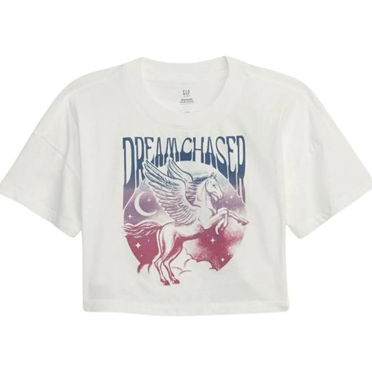 GAP - Polera Gráfica Manga Corta Blanco GAP