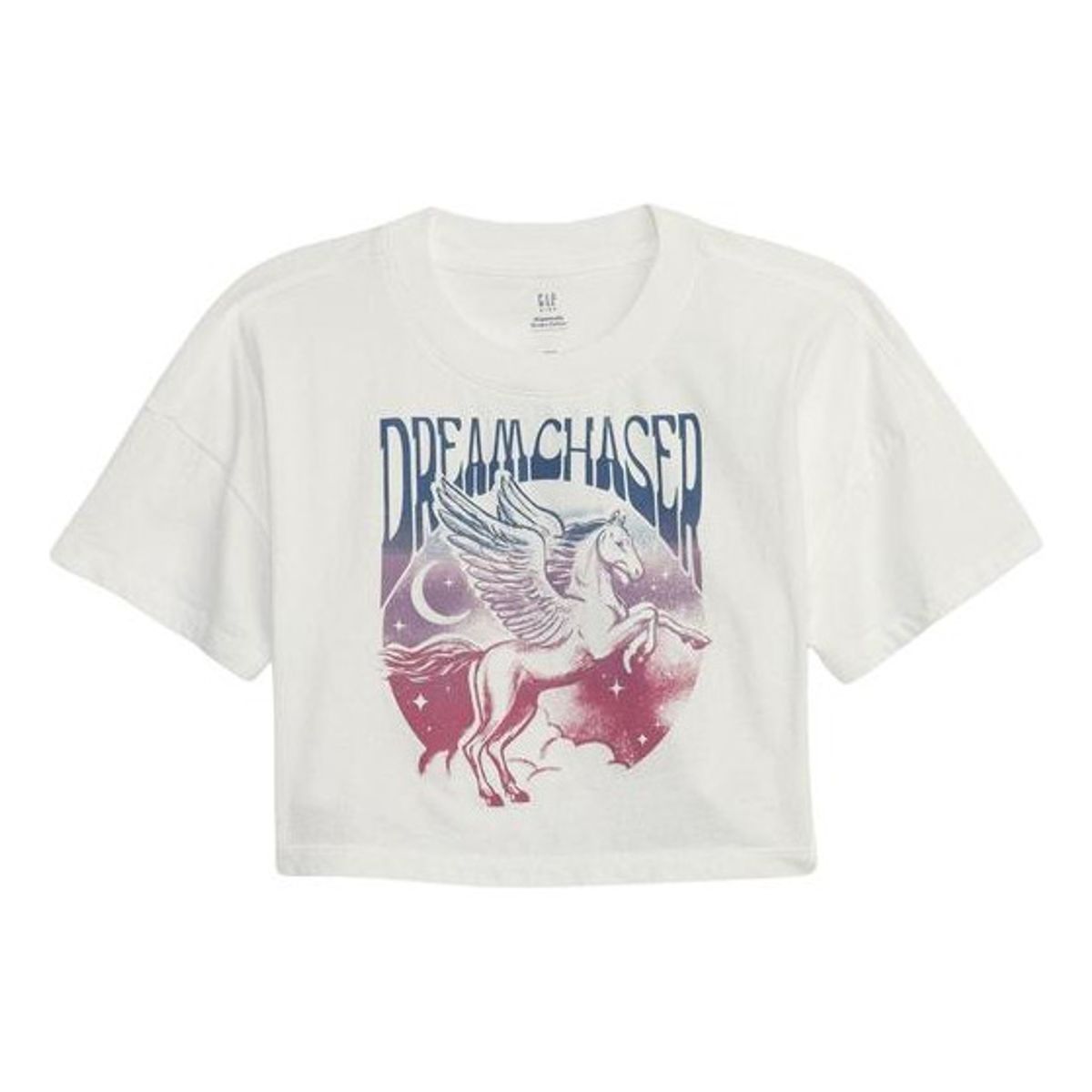 GAP - Polera Gráfica Manga Corta Blanco GAP