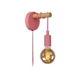 BOSCO - APLIQUE POLA ROSA 1XE27 - Rosa
