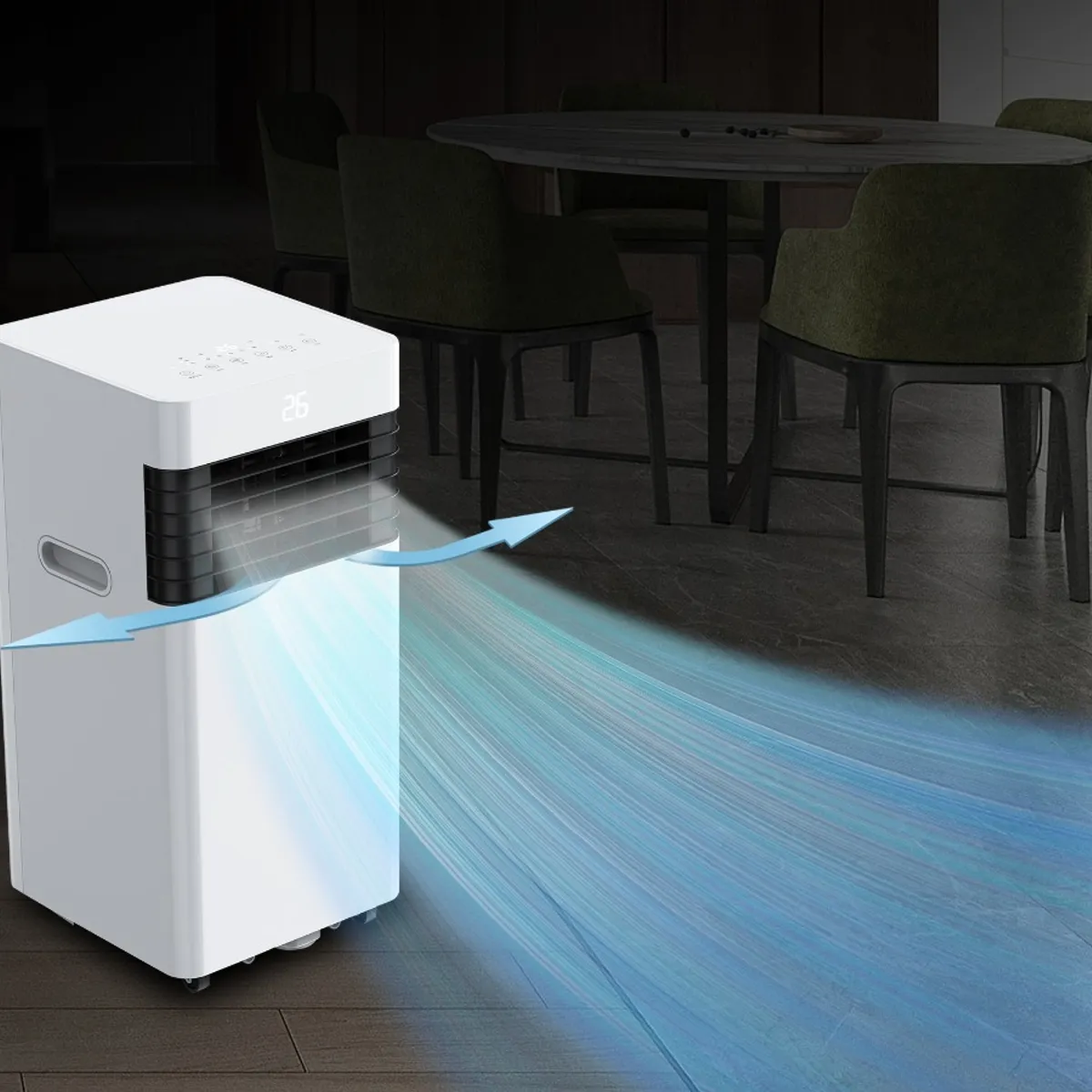 THORBEN - Aire acondicionado portátil Frio Thor Pac 3En1 8000 Btu