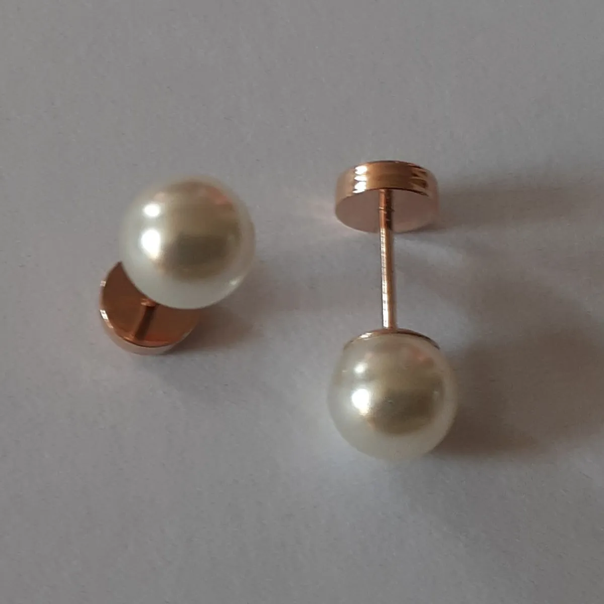 GENERICO - Aros oro abridores perla para  bebe