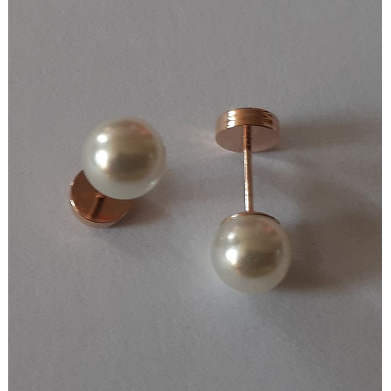 GENERICO - Aros oro abridores perla para  bebe