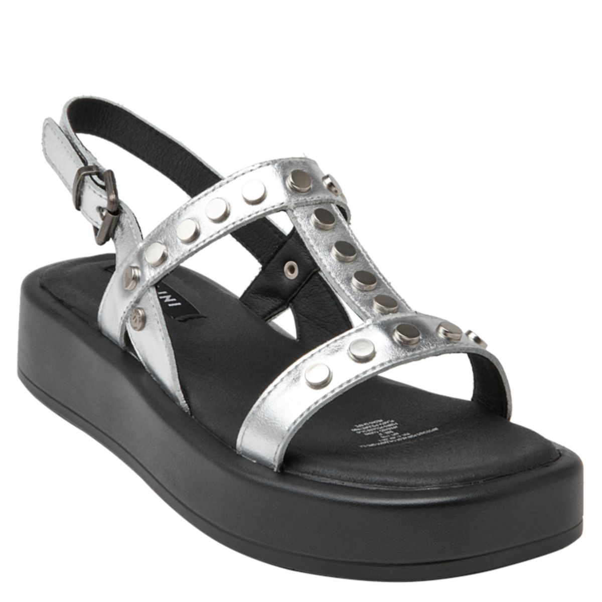 POLLINI - Sandalia Casual Plateado Pollini