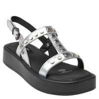 Sandalia Casual Plateado