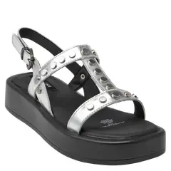 POLLINI - Sandalia Casual Plateado