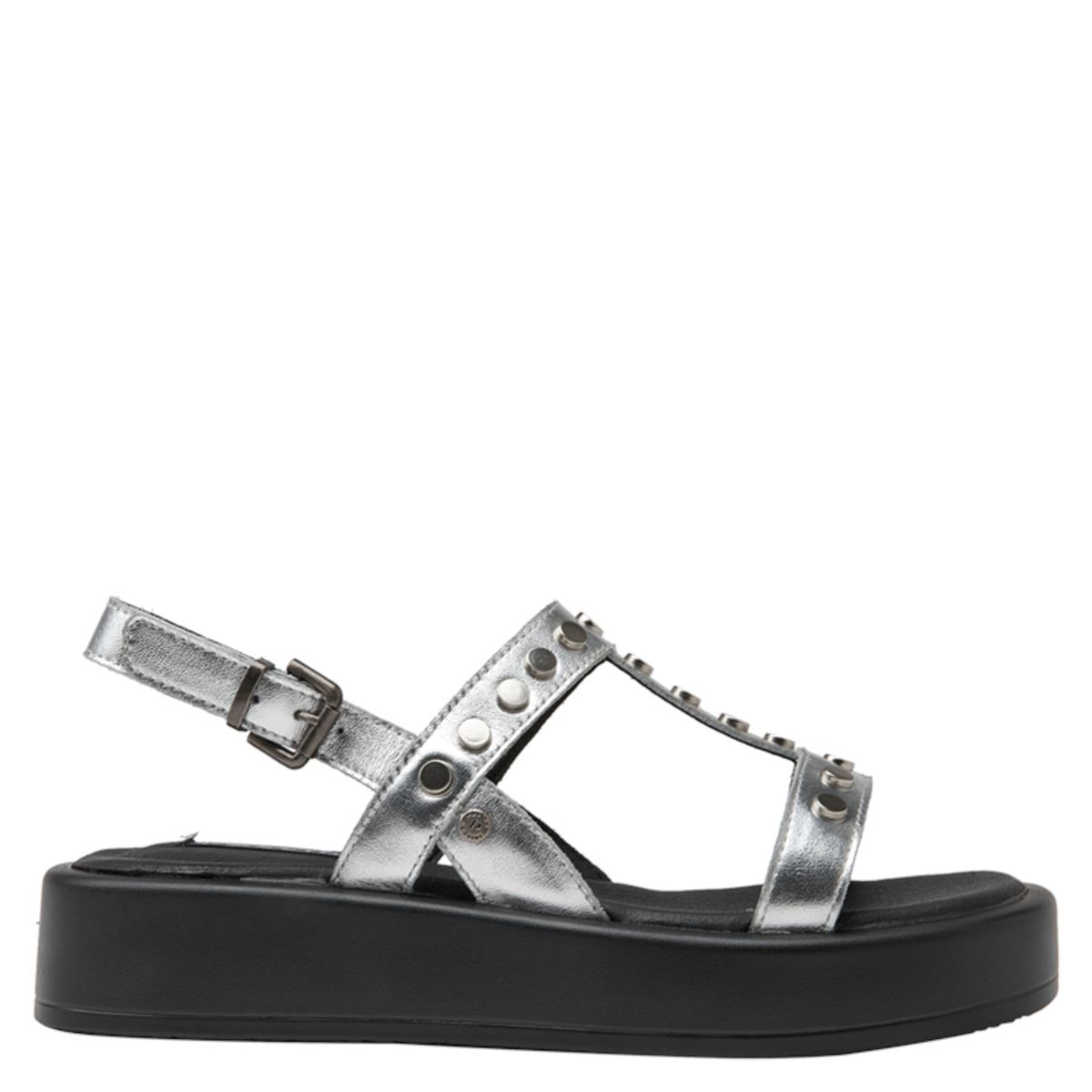 POLLINI - Sandalia Casual Plateado Pollini