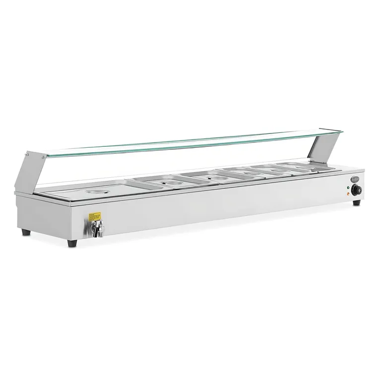 PROCHEF Vitrina de Calor Baño Maria Sobremesa 6 x GN 1/2