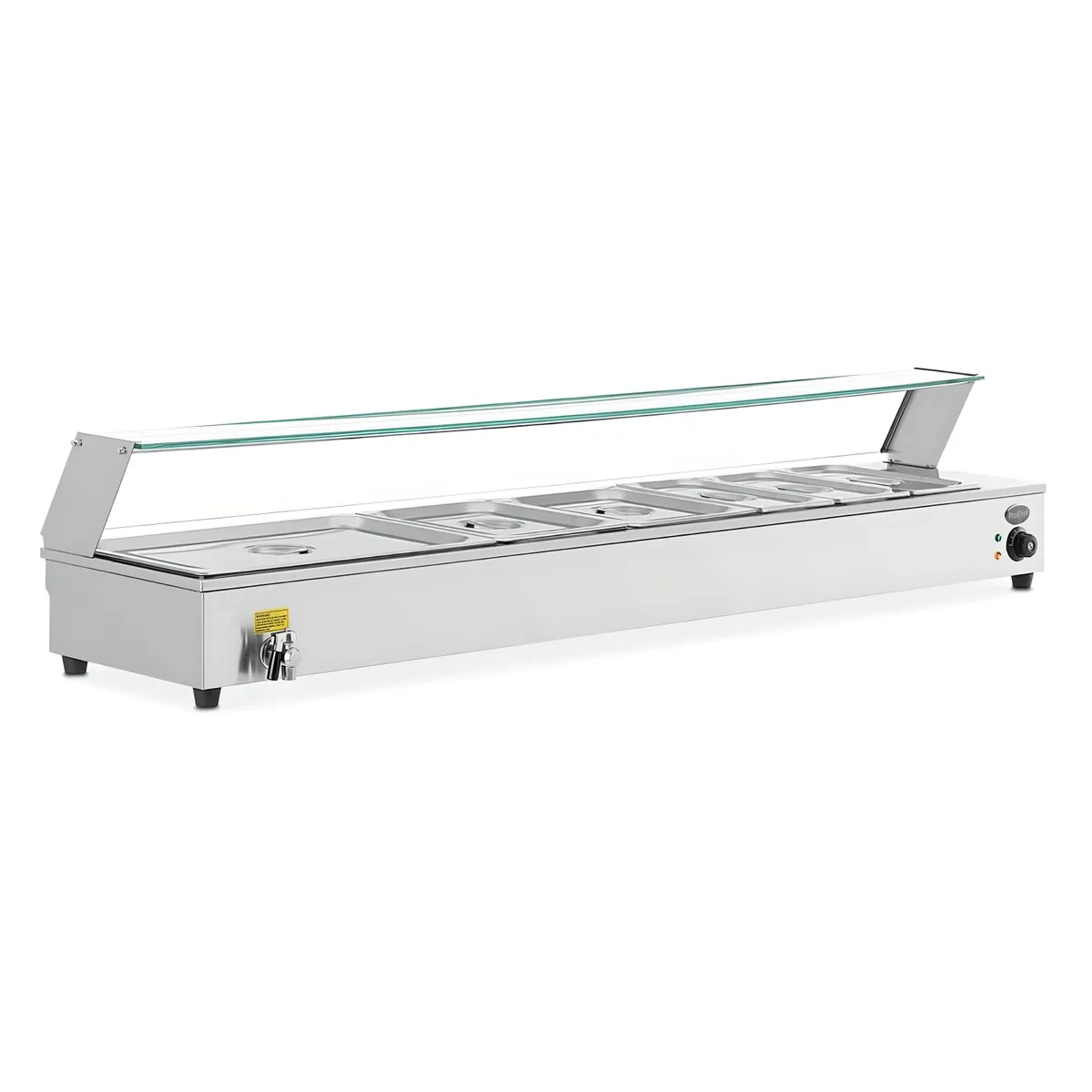 PROCHEF - Vitrina de Calor Baño Maria Sobremesa 6 x GN 1/2