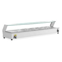 Vitrina de Calor Baño Maria Sobremesa 6 x GN 1/2