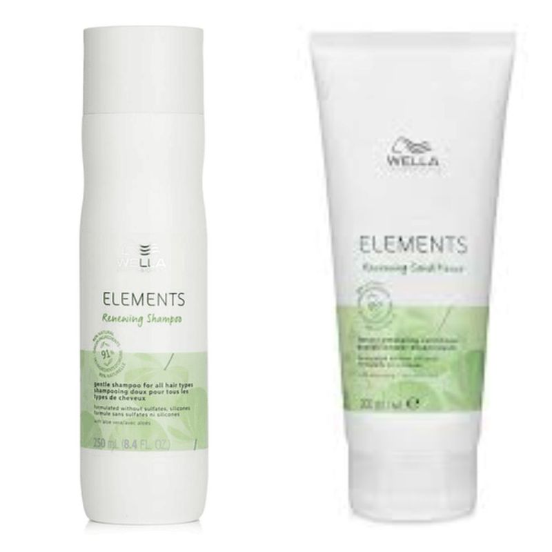 WELLA - Shampoo y Acondicionador wella Elements Nueva Formula.