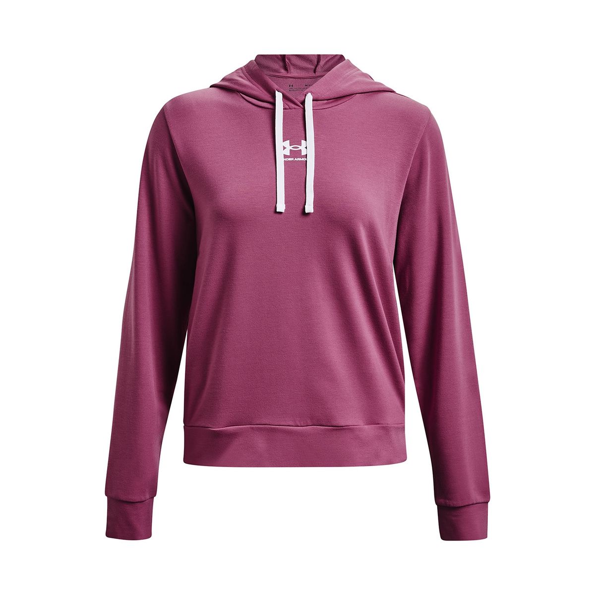UNDER ARMOUR - Polerón Mujer Rival Terry Hoodie Rosa UNDER ARMOUR