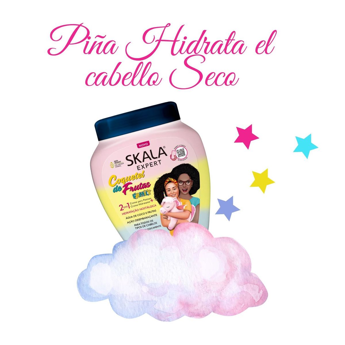 SKALA - Mascara Skala Coctel de Frutas 1000ml Suavidad y Brillo Extra