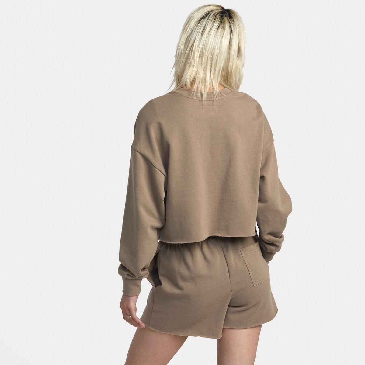 RVCA - Polerón Mujer Test Drive Pull Bdy Beige RVCA