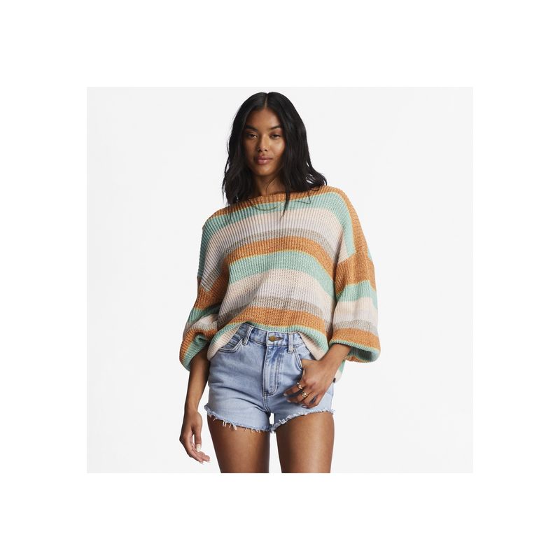 BILLABONG - Sweater Mujer Spaced Out Multicolor BILLABONG