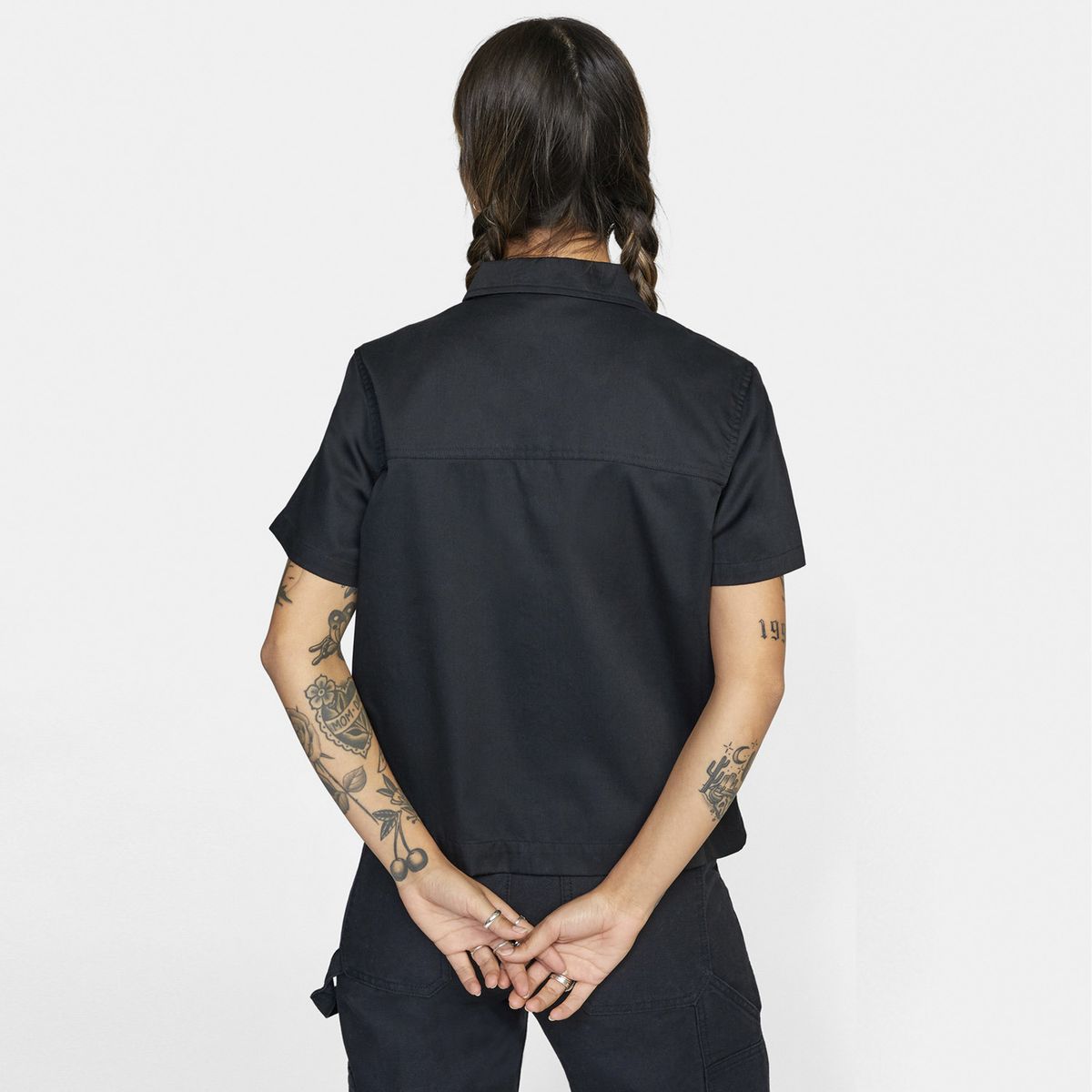 RVCA - Blusa M/C Mujer Recession Shirt J Wv Negro RVCA