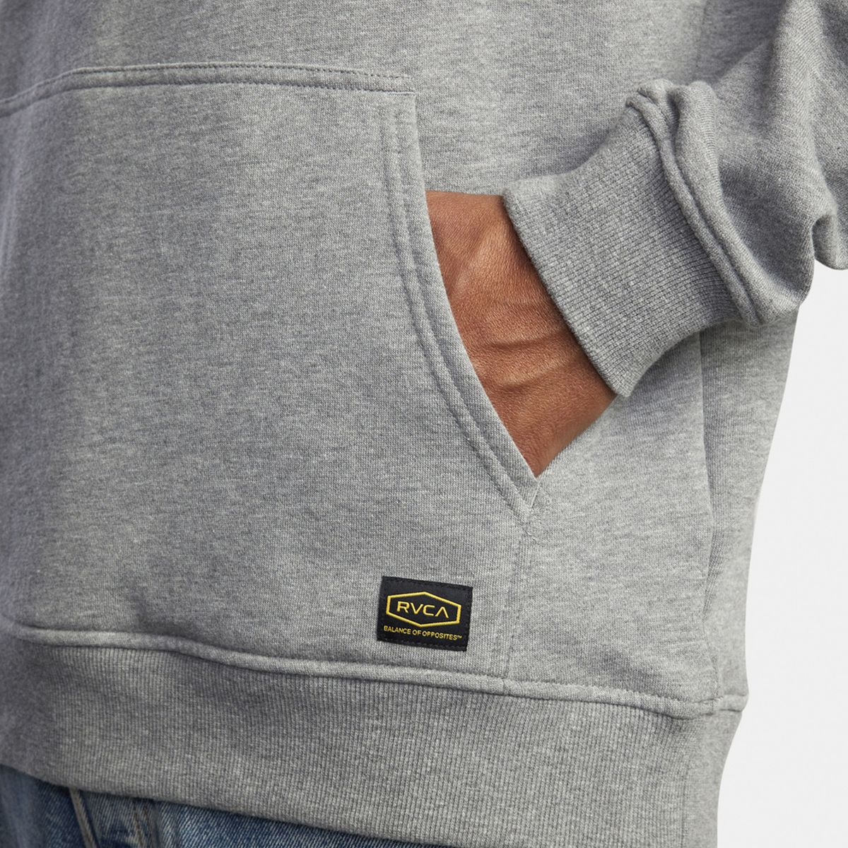 RVCA - Polerón Hombre Americanahoodie M Ot Gris RVCA