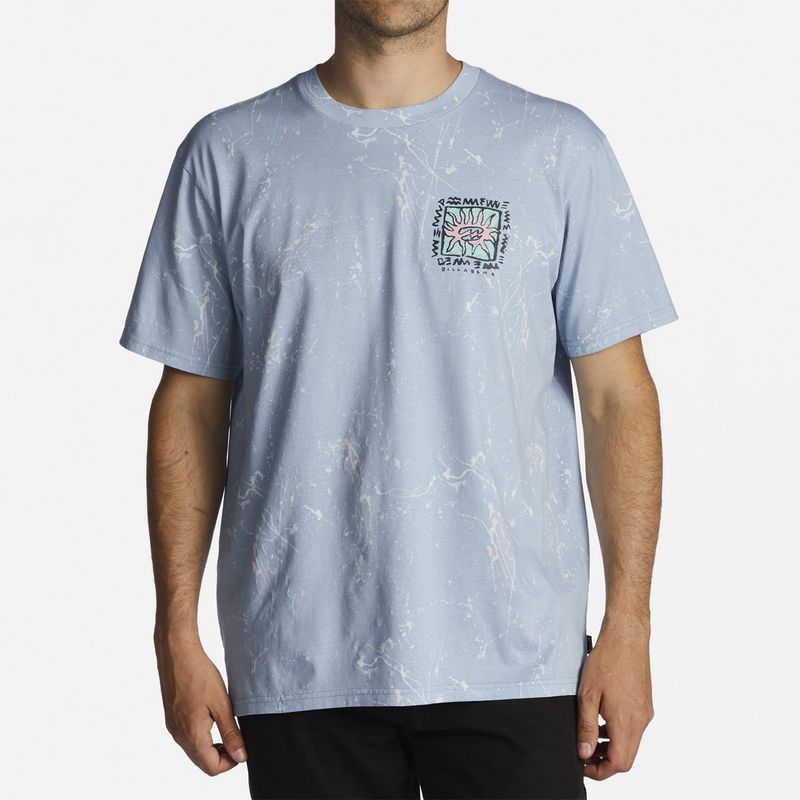 BILLABONG - Polera M/C Hombre Boxed In M Celeste BILLABONG