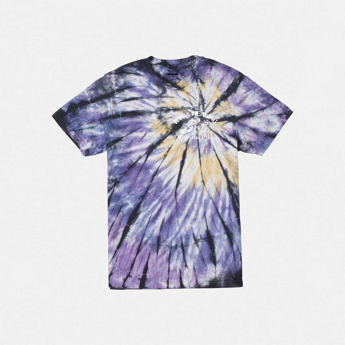 RVCA - Polera M/C Hombre Healingclinic M Tees Morado RVCA