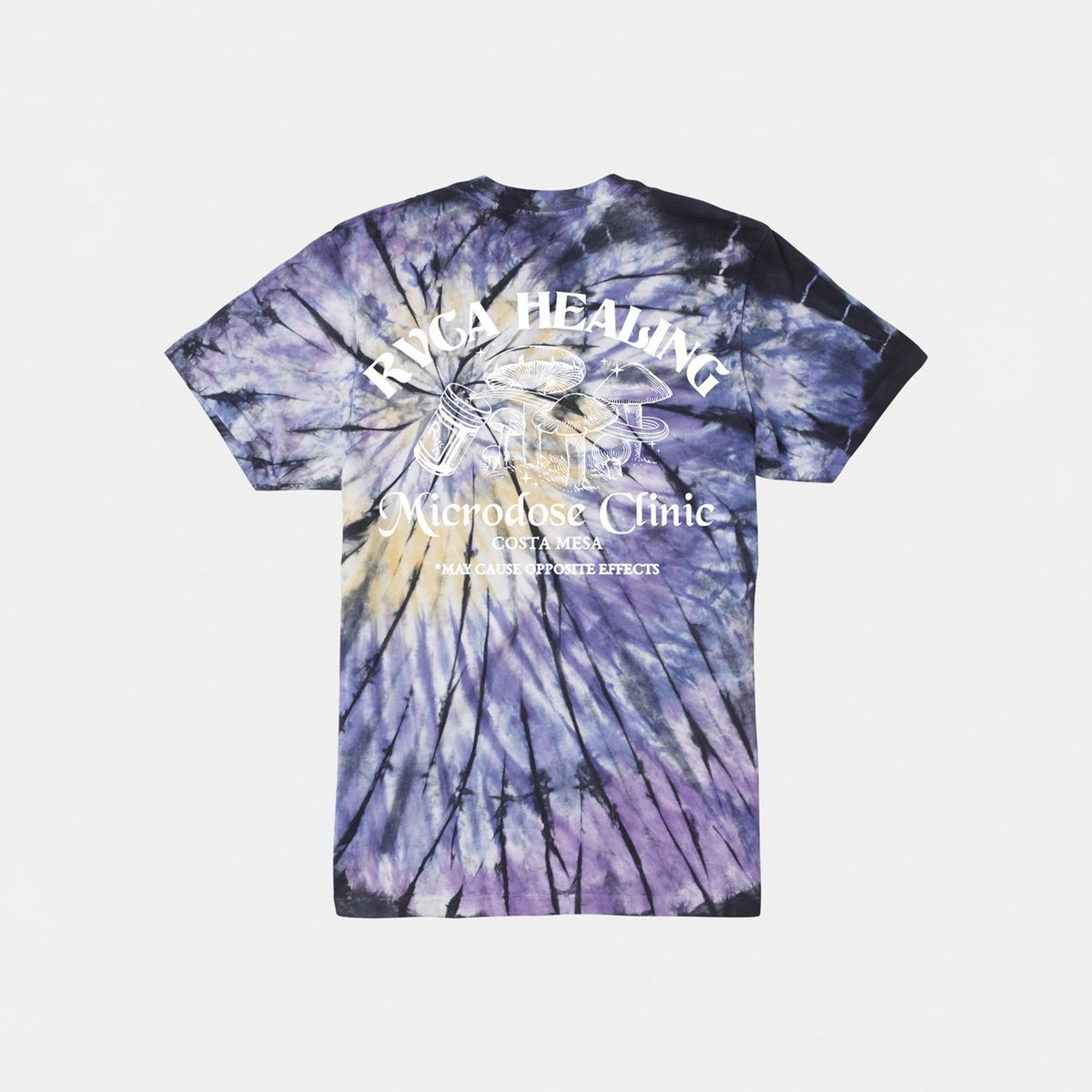 RVCA - Polera M/C Hombre Healingclinic M Tees Morado RVCA