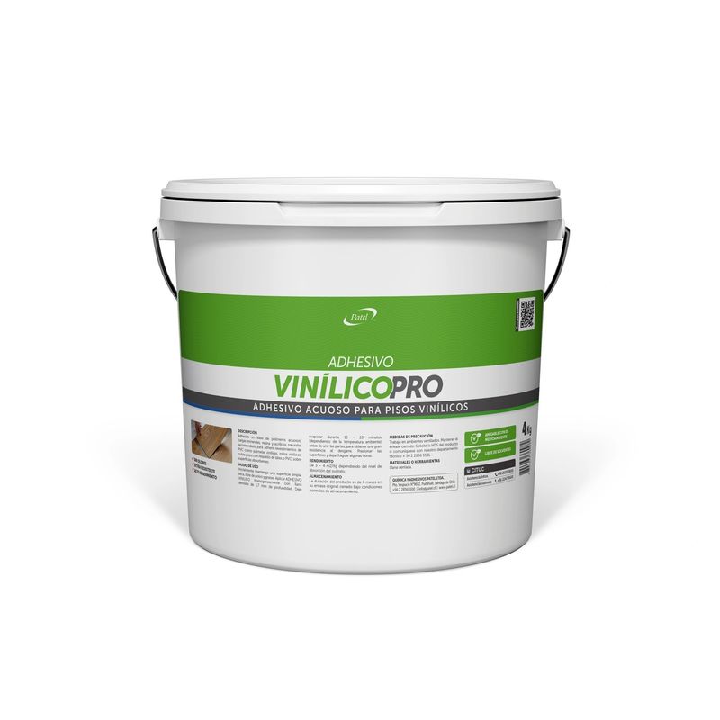 PATELWELL - Adhesivo Pisos Vinílicos Balde 4 kg
