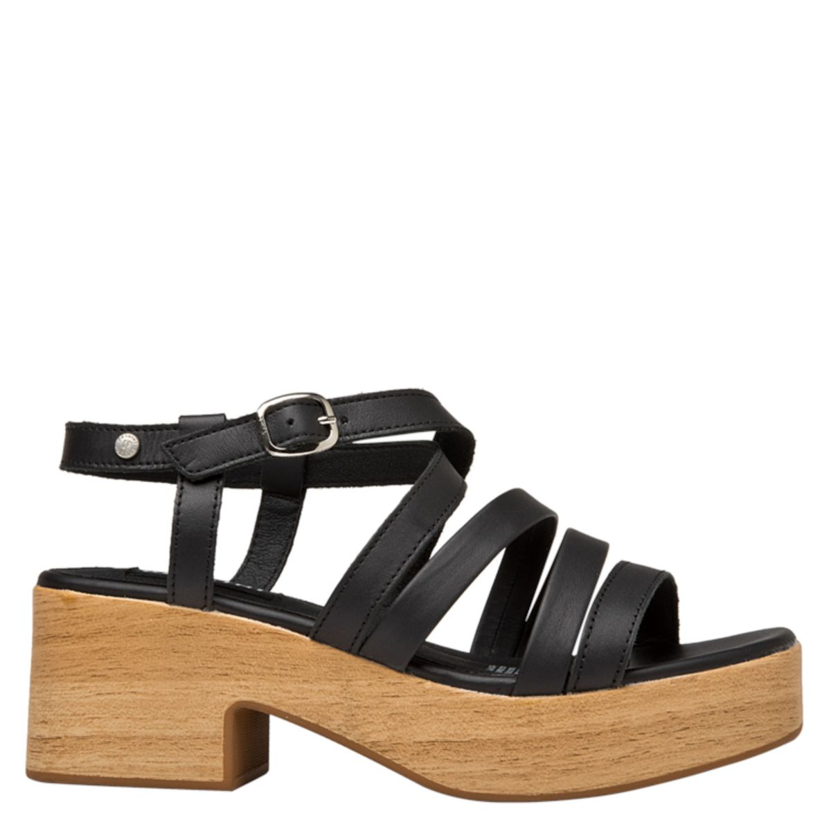 POLLINI - Sandalia Casual Negro Pollini