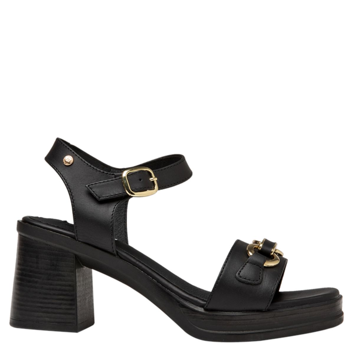 POLLINI - Sandalia Casual Negro Pollini