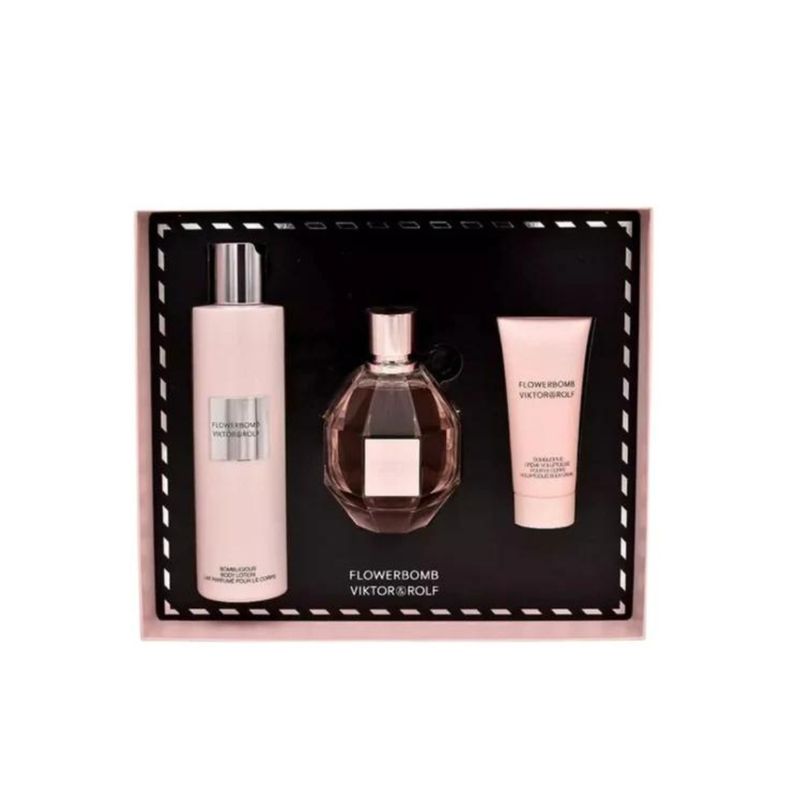 VIKTOR & ROLF - FLOWERBOMB ESTUCHE EDP 100MLLOCION 200MLCREAMA 40ML