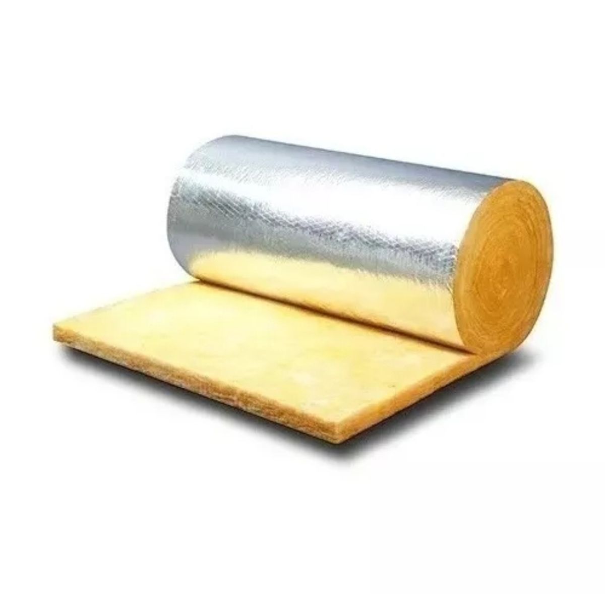 GENERICO - Lana De Vidrio 50 mm Con Una Cara Con  Foil De Aluminio