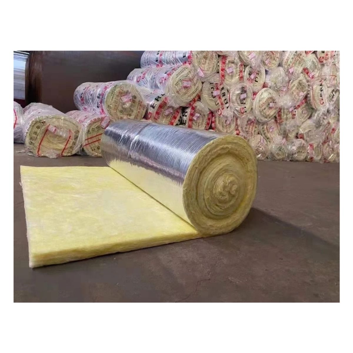 GENERICO - Lana De Vidrio 50 mm Con Una Cara Con  Foil De Aluminio