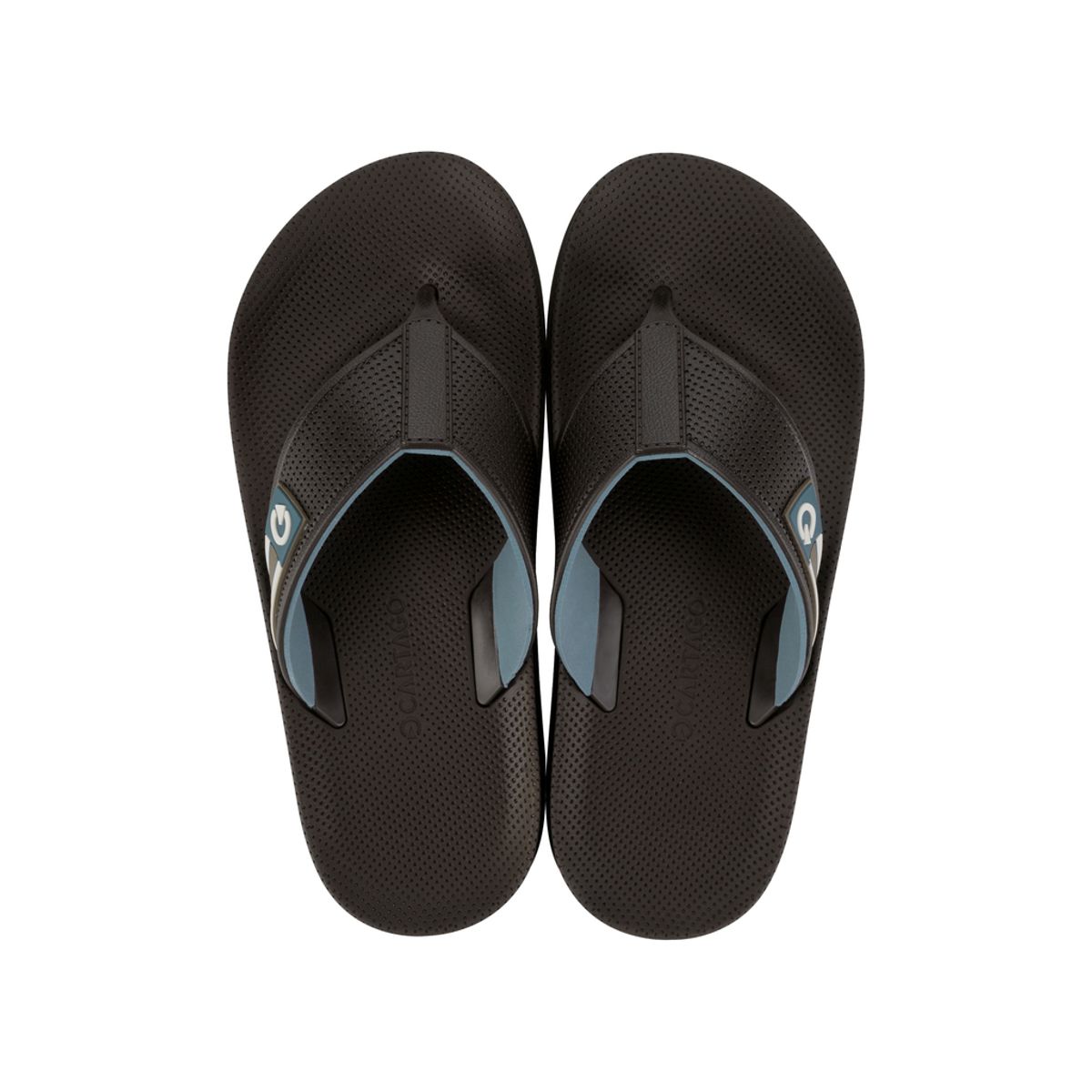 CARTAGO - Sandalia Hombre Marrón/Azul Siena Cartago