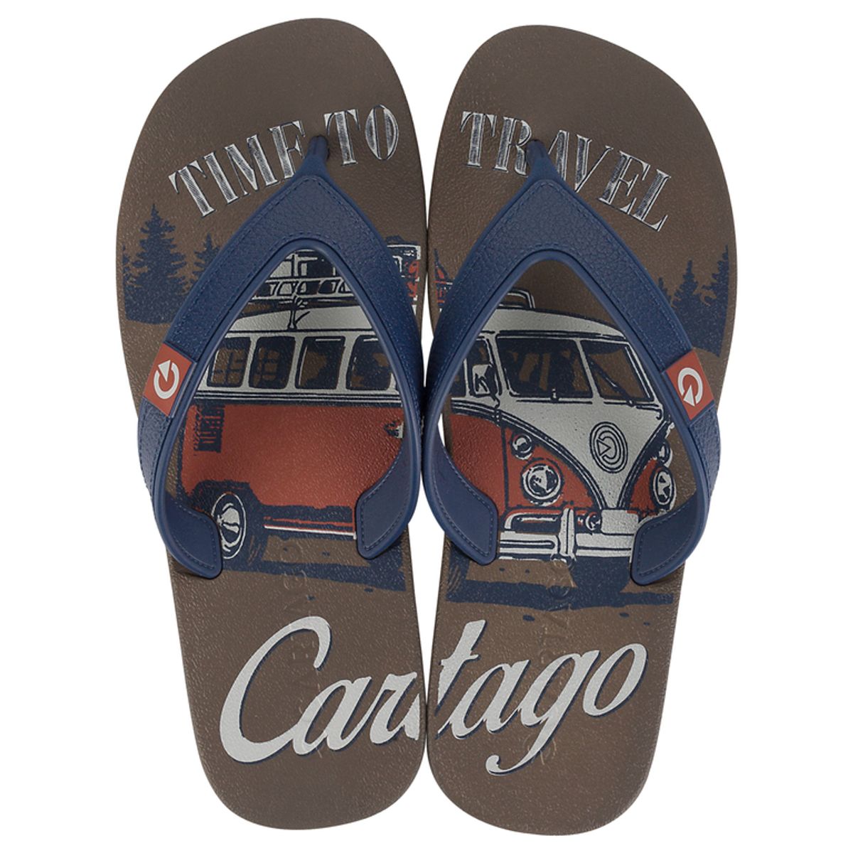 CARTAGO - Sandalia  Hombre Café Dakar Ad Cartago