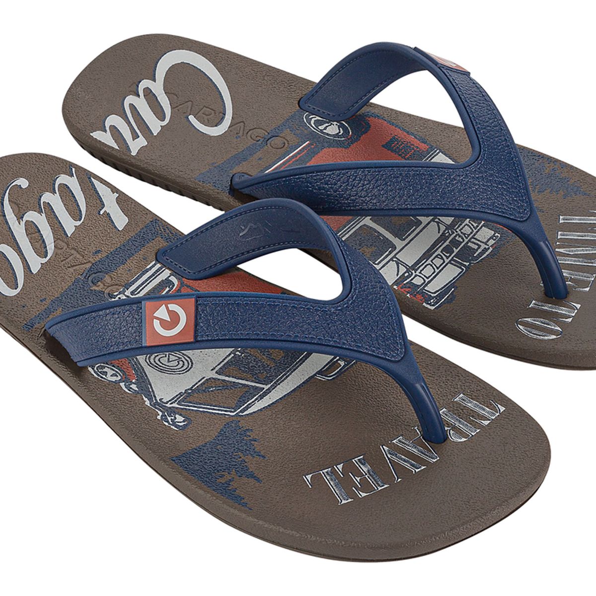 CARTAGO - Sandalia  Hombre Café Dakar Ad Cartago