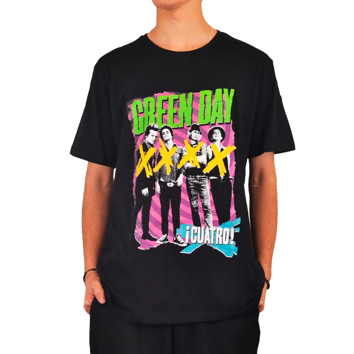 ROCK OFF OFFICIALLY LICENSED PRODUCTS - Polera original de Green Day con diseño de Hypno 4
