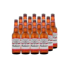 BUDWEISER - 12X Cerveza Especial Botellín 48° 355Cc