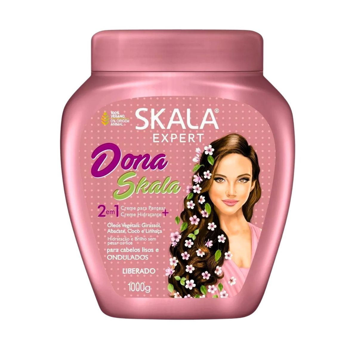 SKALA - Mascara Skala Dona 1000ml  Fortalece Da Brillo Nutre