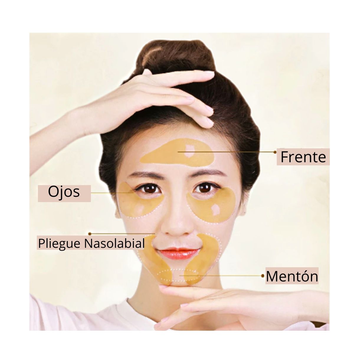 GENERICO - Pack 20 Pares Mascarilla Parches Anti Ojeras Hidratante.