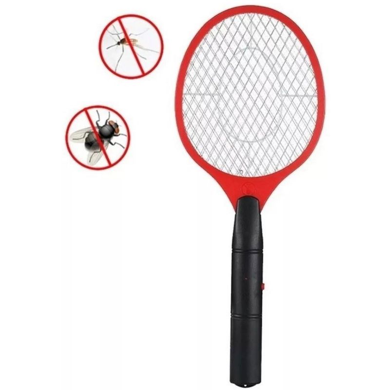 GENERICO - Raqueta Mata Mosca Eléctrica Recargable Insectos Mosquitos