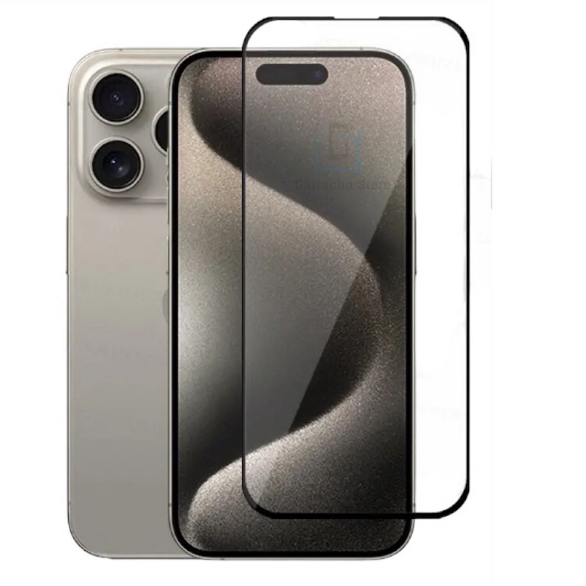 GENERICO - Lámina De Vidrio Pantalla Para iPhone 15 Pro Max