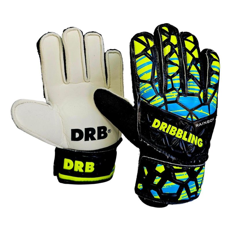 DRB - Guantes Arquero Portero Infantil Con Ferulas Rainbow Drb