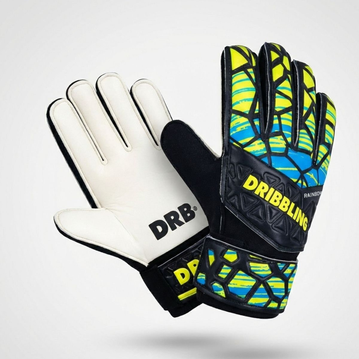 DRB - Guantes Arquero Portero Infantil Con Ferulas Rainbow Drb