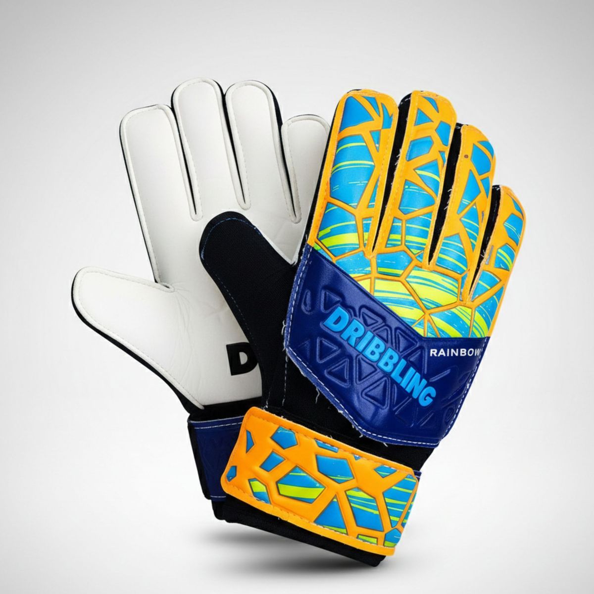 DRB - Guantes Arquero Portero Infantil Con Ferulas Rainbow Drb