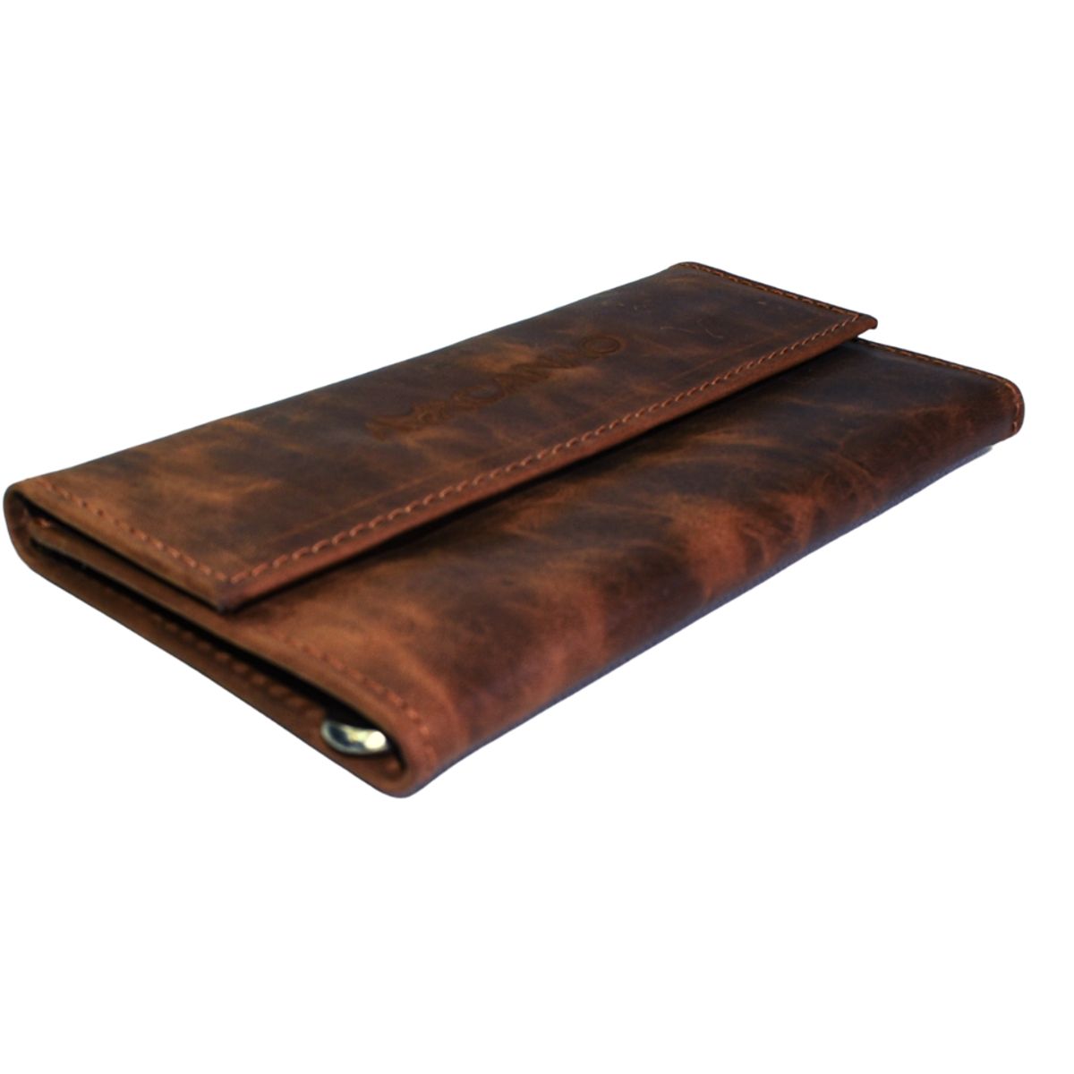 AVACANAO - Billetera Larga 100 Cuero Graso Chileno Unisex